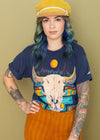 Vintage 90s Southwestern Skull Tee