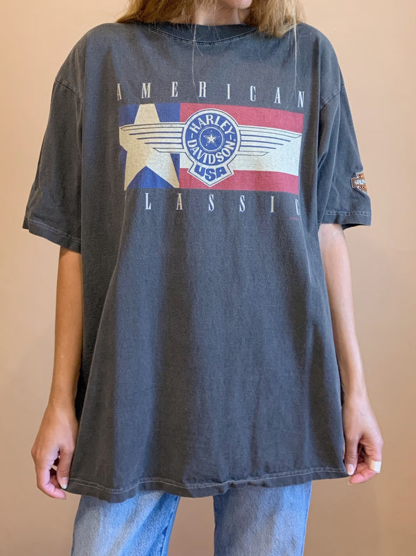 Vintage 1996 Faded USA Harley-Davidson Tee