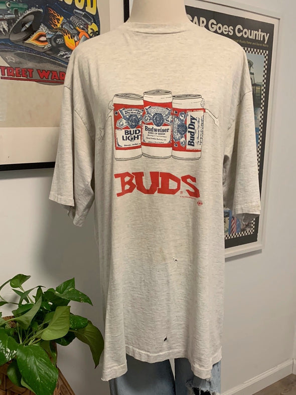 Vintage Grungy 1992 Budweiser Tee