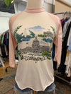 Vintage 1970's/80'a  Washington D.C. Raglan Tee