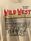 Vintage 1980s Wild West Clothing Tee