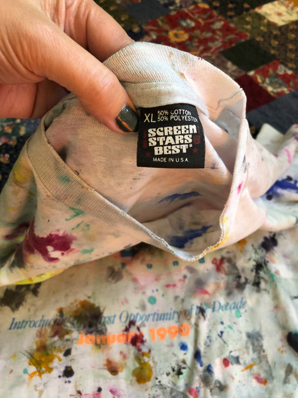 Vintage 1990 Paint Tee