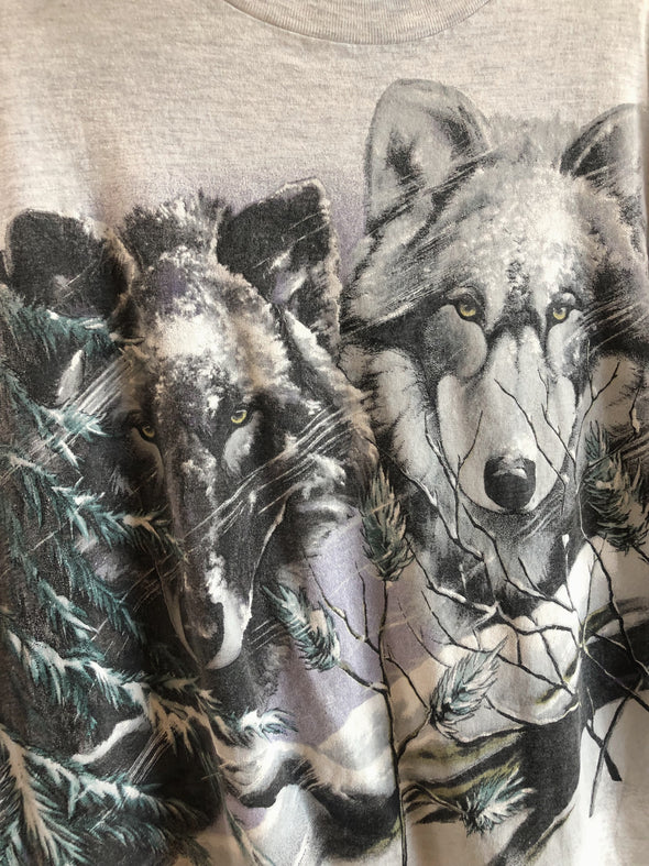 Vintage 1995 Grey Wolf Tee
