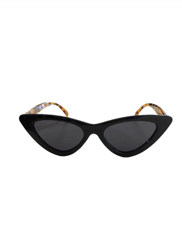 Black Tortoise Cat Eye Sunglasses