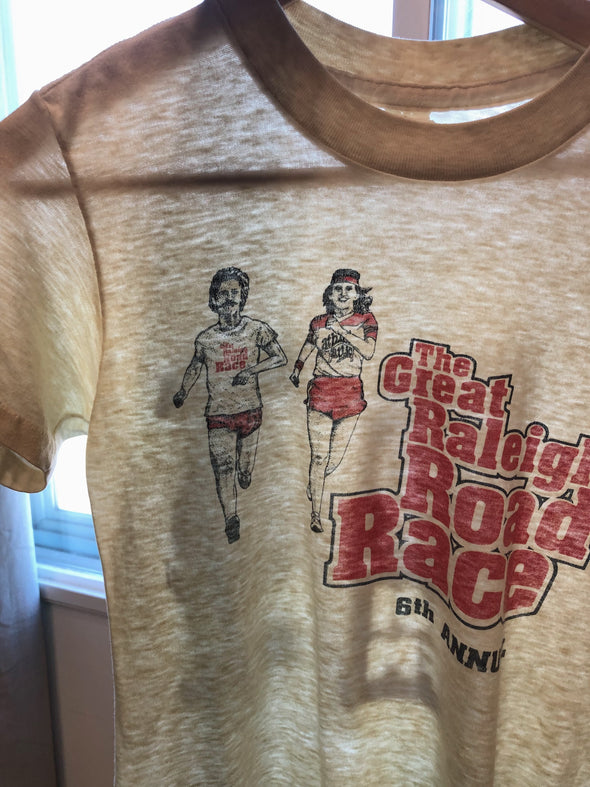 Vintage 1980s Soft and Thin Road Race Tee