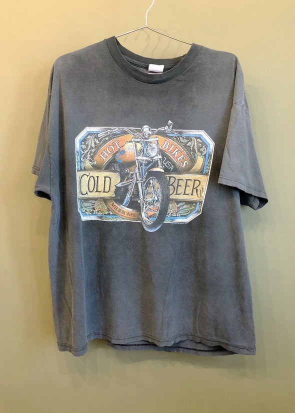 Vintage 90s Bikes and Beer Tee