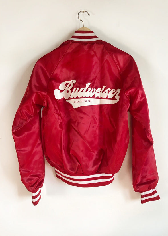 Vintage Budweiser King of Beers Bomber Jacket