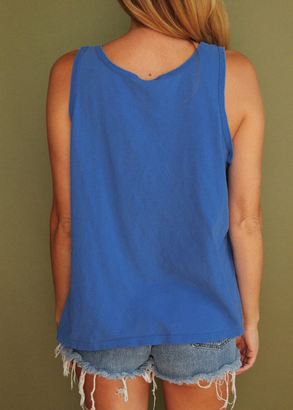 Vintage Blue Mickey Tank