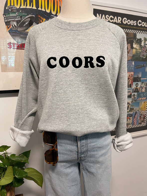 Grey Coors Beer Iron On Sweatshirt