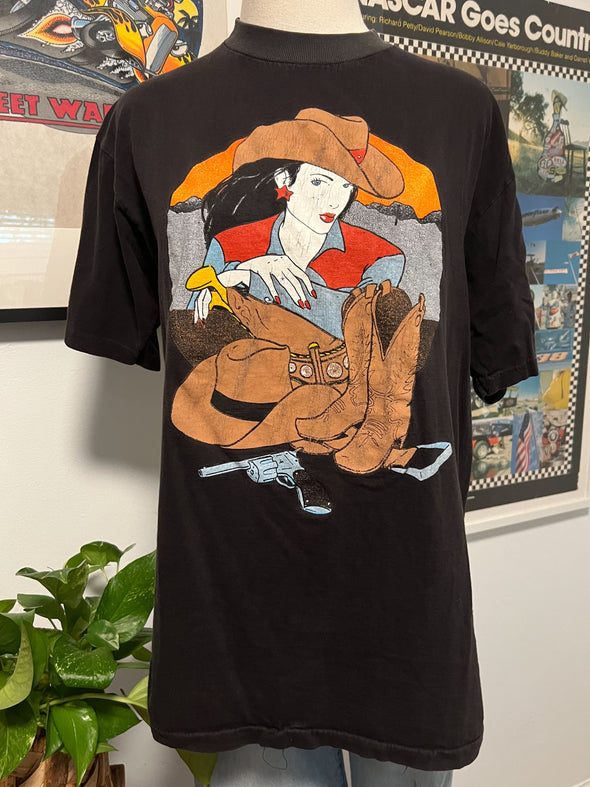 Vintage 80'/90's Cowgirl Tee