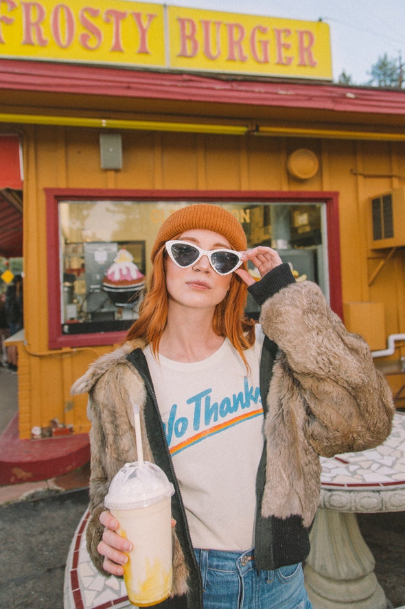 SAMPLE SALE No Thanks Tee
