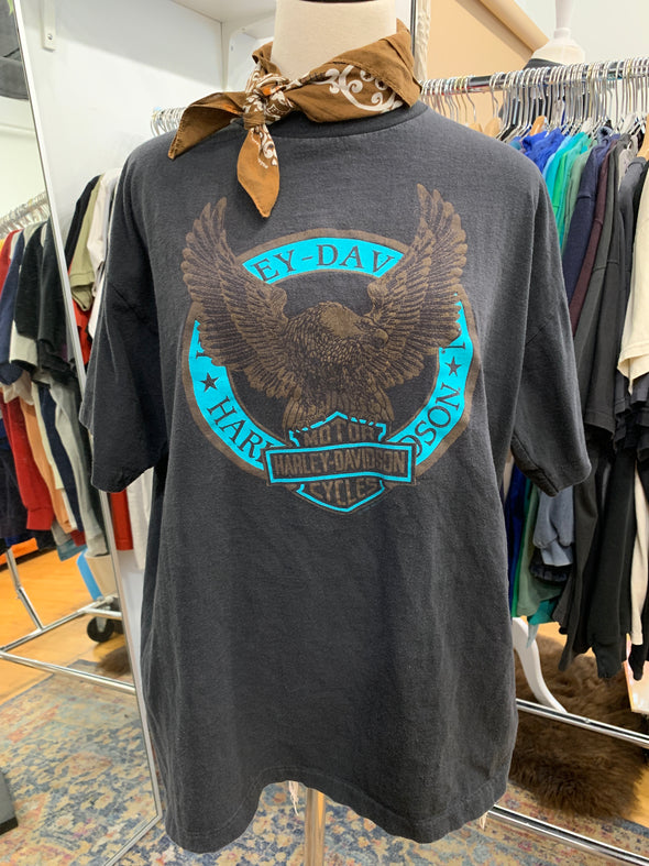 Vintage 1990 Thiels-Wheels Harley-Davidson Tee