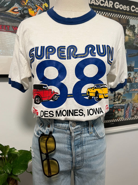 Vintage 1988 Porky’s Super Run Ringer Tee