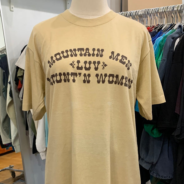Vintage 1980's Funny Mountain Tee