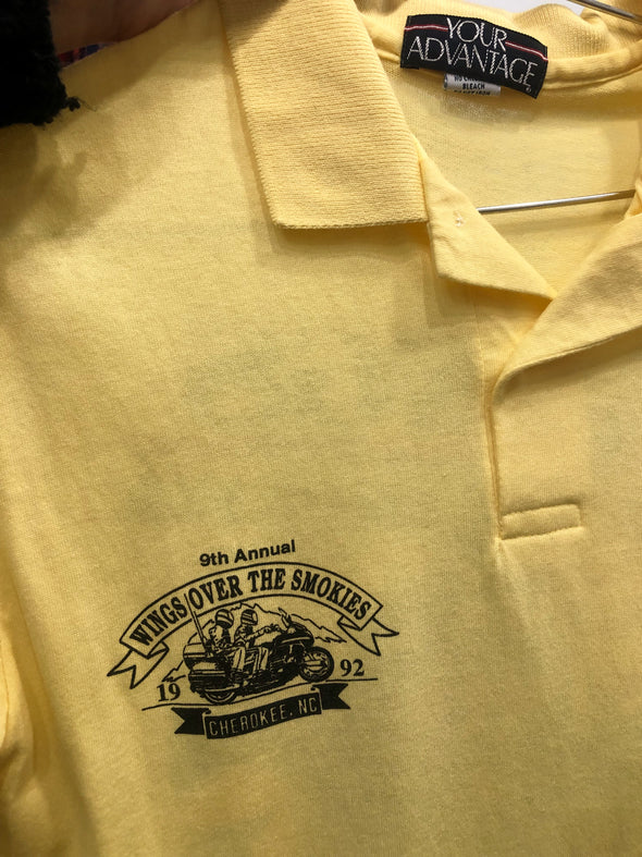 Vintage 1992 Wings Over the Rockies Biker Polo