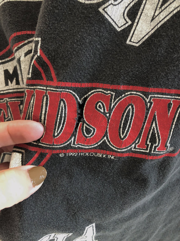 Vintage 1992 Harley California Faded Tee