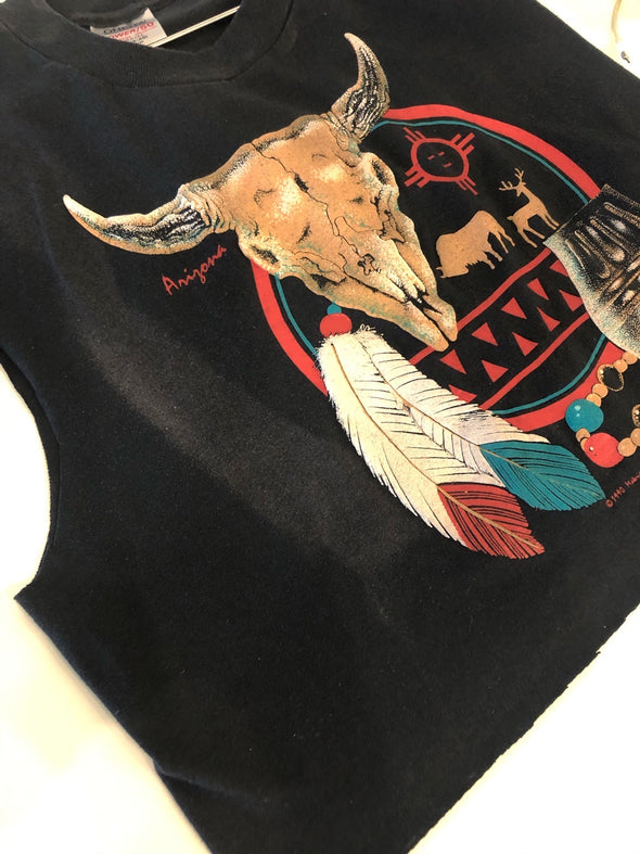 Vintage 1990 Southwestern Cropped Tank
