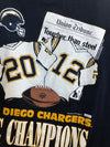 Vintage 1995 San Diego Chargers NFC Champs Tee