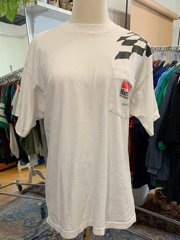 Vintage 1994 Marlboro 500 Racing Pocket Tee
