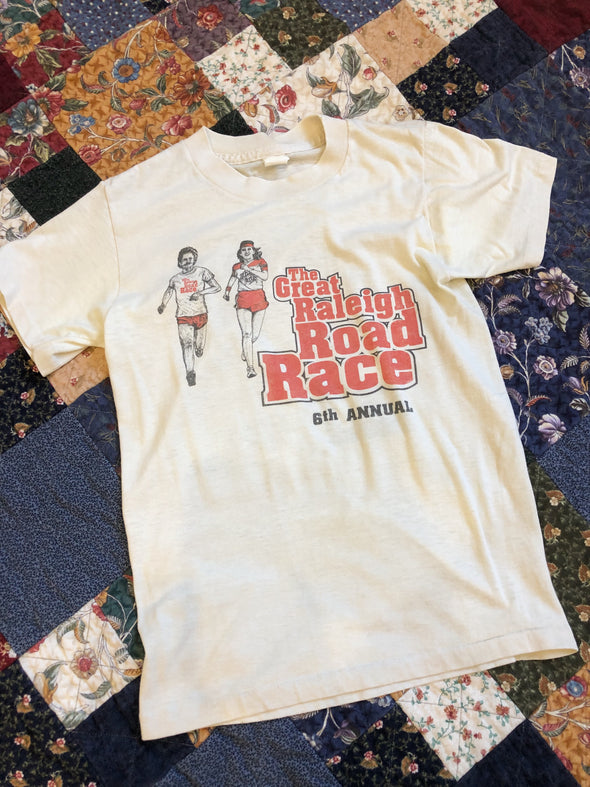 Vintage 1980s Soft and Thin Road Race Tee