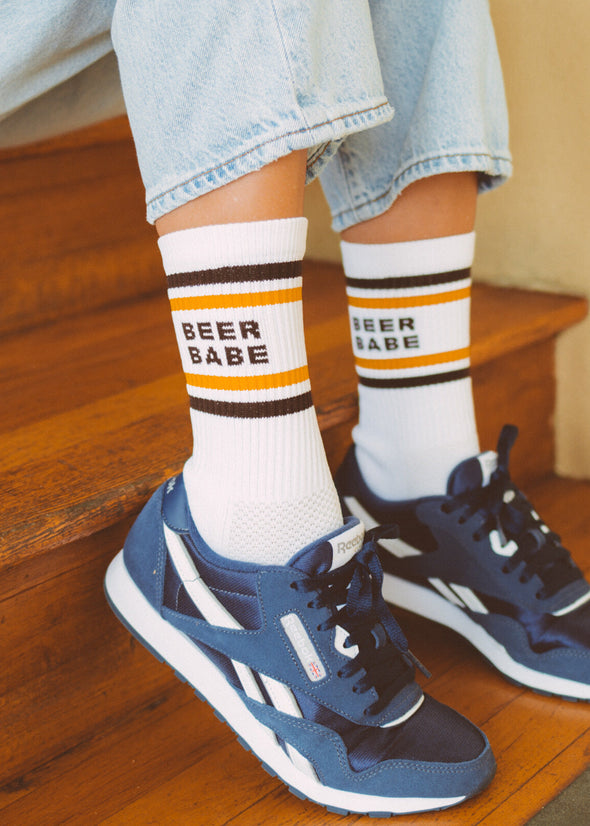 SAMPLE SALE Beer Babe Socks