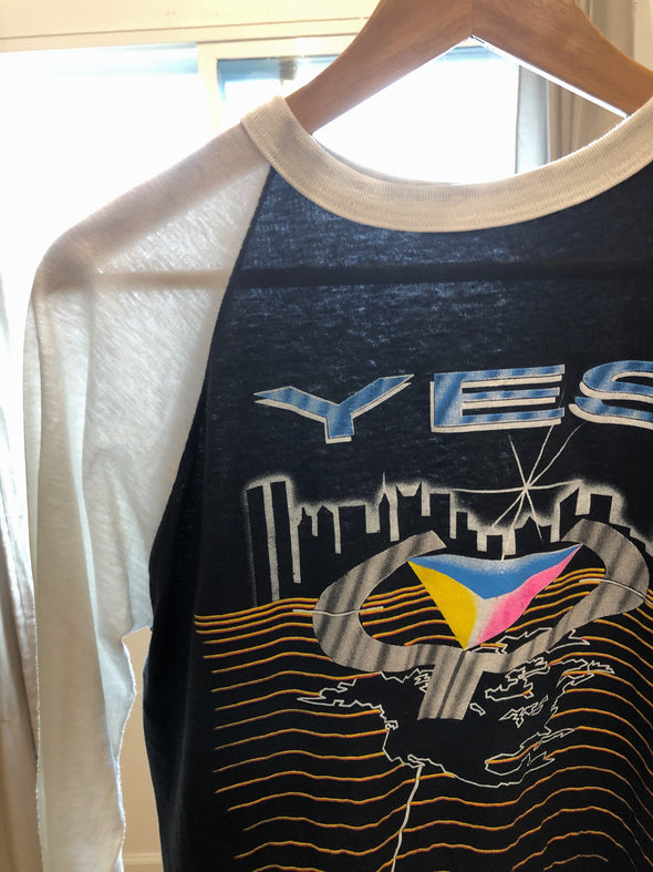 Vintage Yes 1984 World Tour Raglan Tee