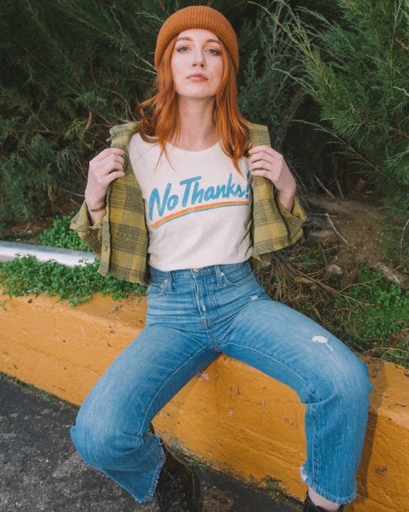 SAMPLE SALE No Thanks Tee
