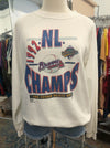 Vintage 1992 NL Champs Braves World Series Sweatshirt