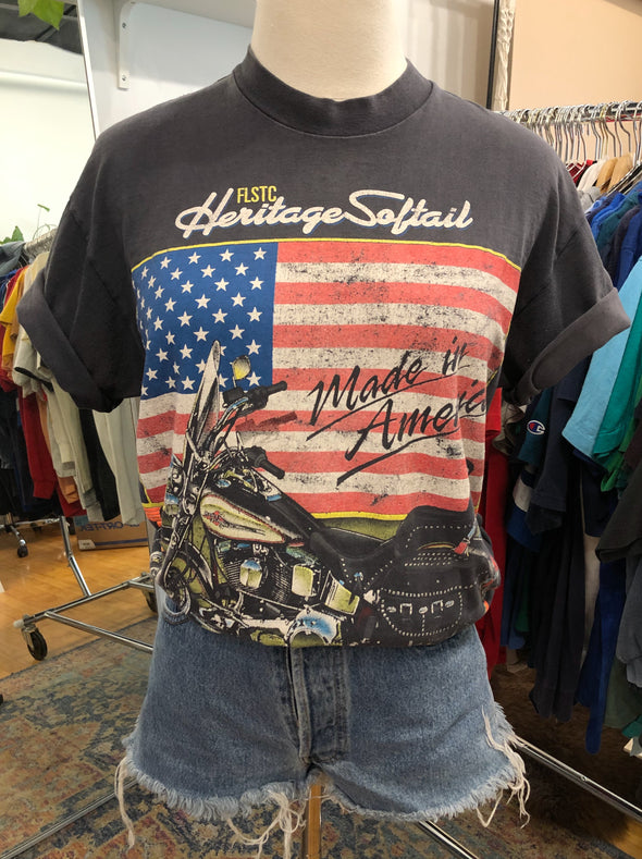 Vintage 1991 Harley Heritage Softail Tee