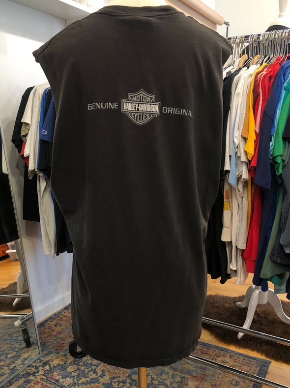 Vintage 1998 Faded Harley Twins Tank