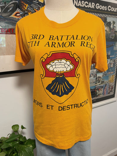 Vintage 1980's 3rd Battalion Army Tee