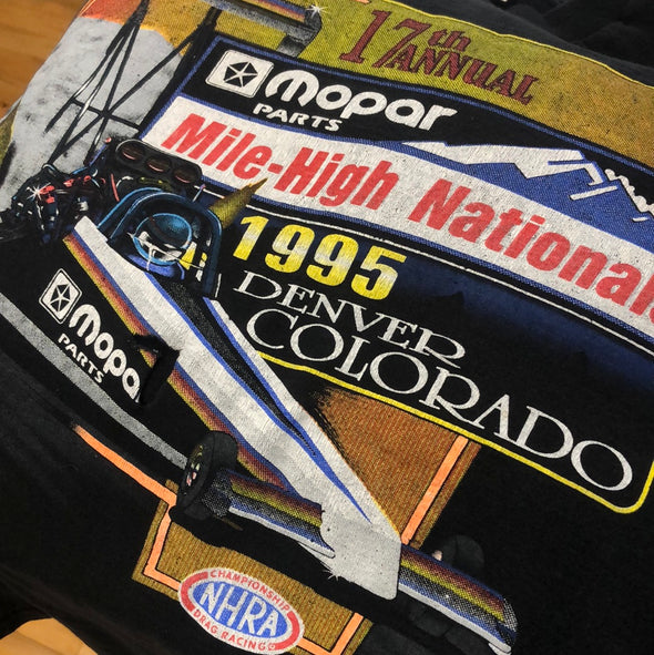 Vintage 1995 NHRA Mile High Nationals Tee