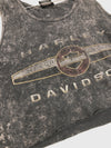 Vintage Acid Wash Harley Cropped Tank