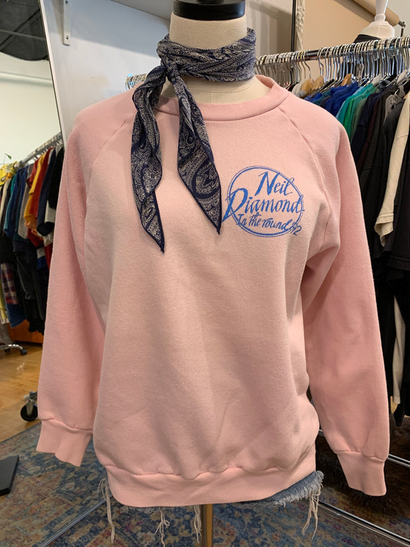 Vintage Neil Diamond In the Tour 92' Boxy Sweatshirt