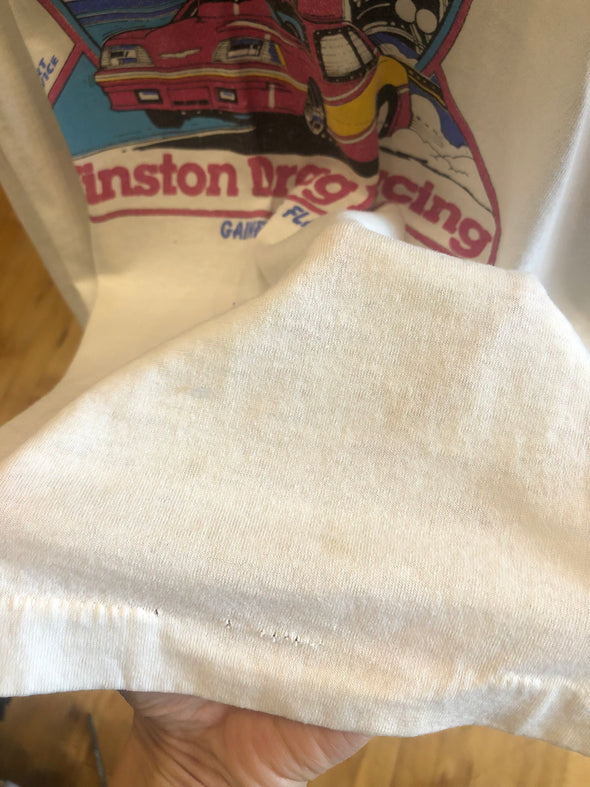 Vintage Grungy 1988 NHRA Winston Drag Racing Tee