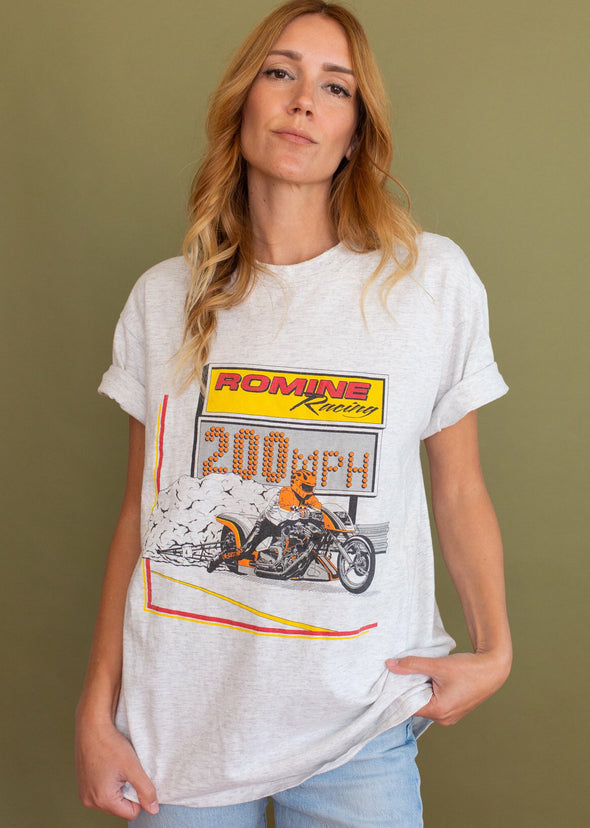 Vintage 90s Romine Racing Harley Tee