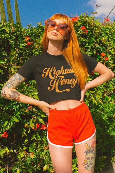 Highway Honey Cropped Tee