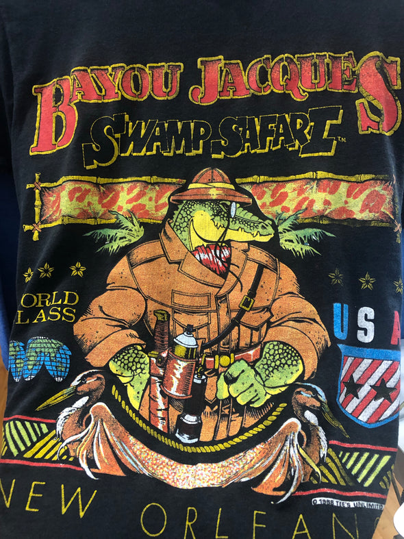 Vintage 1988 New Orleans Swamp Safari Tee