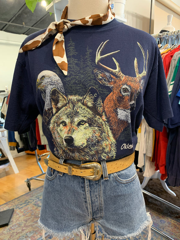 Vintage 1990’s Oklahoma Animals Tee
