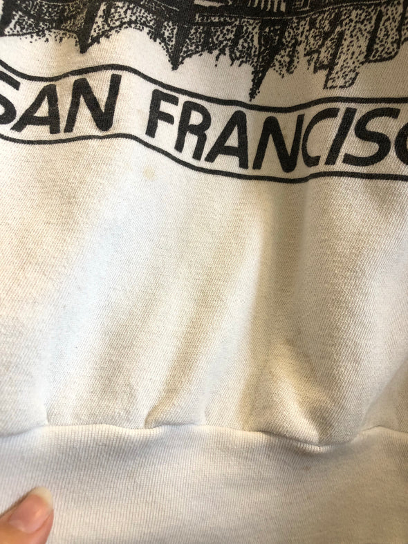 Vintage 80s/90s San Francisco Quarter Zip Sweatshirt