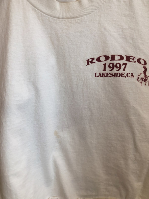 Vintage 1997 Lakeside Rodeo Cropped Tank