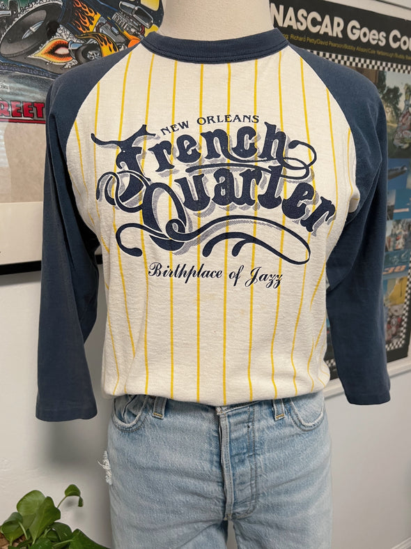 Vintage 1980's French Quarter Raglan Tee