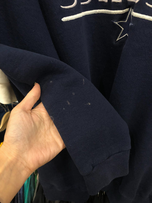 Vintage Dallas Cowboys Grungy Embroidered Sweatshirt