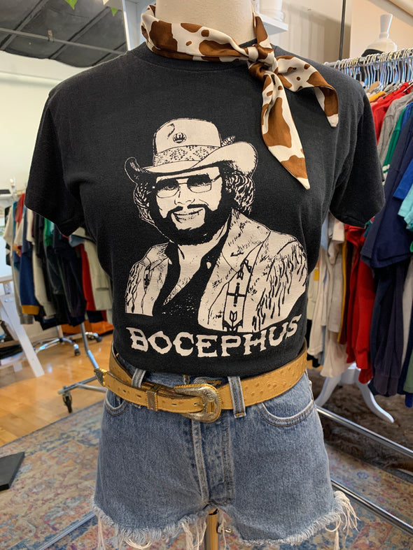 Vintage 1985 Hank Jr. Bocephus Tour Tee