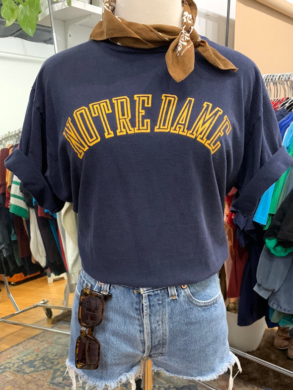 Vintage 1980's Notre Dame Tee