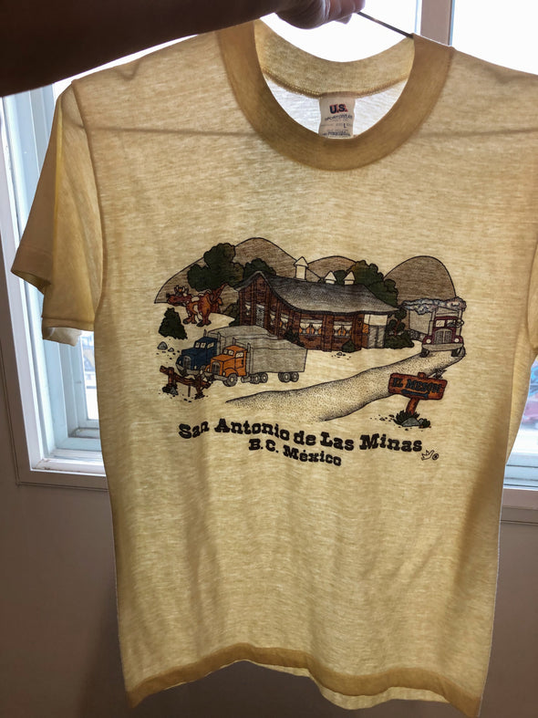 Vintage 1980s San Antonio de Las Minas Mexico Tee