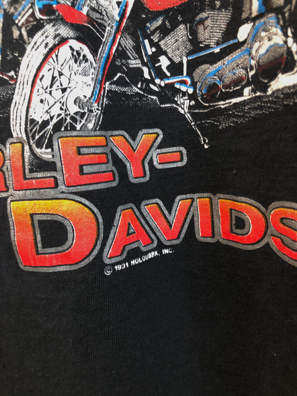 Vintage 1991 Harley Born in the USA tee