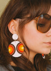 Retro 70s Swirl Earrings