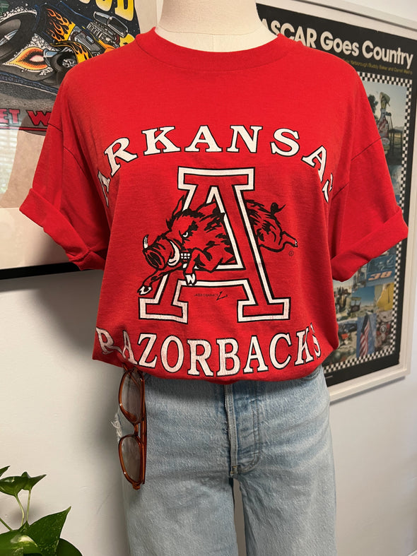 Vintage 90's Arkansas Razorbacks Tee