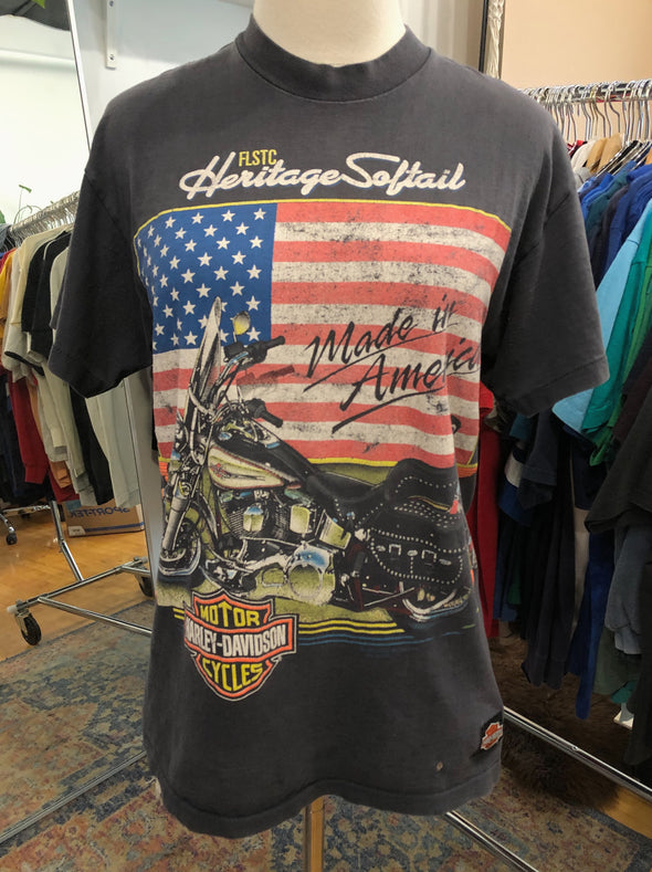 Vintage 1991 Harley Heritage Softail Tee